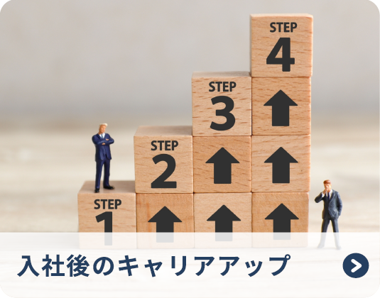入社後のキャリアアップ